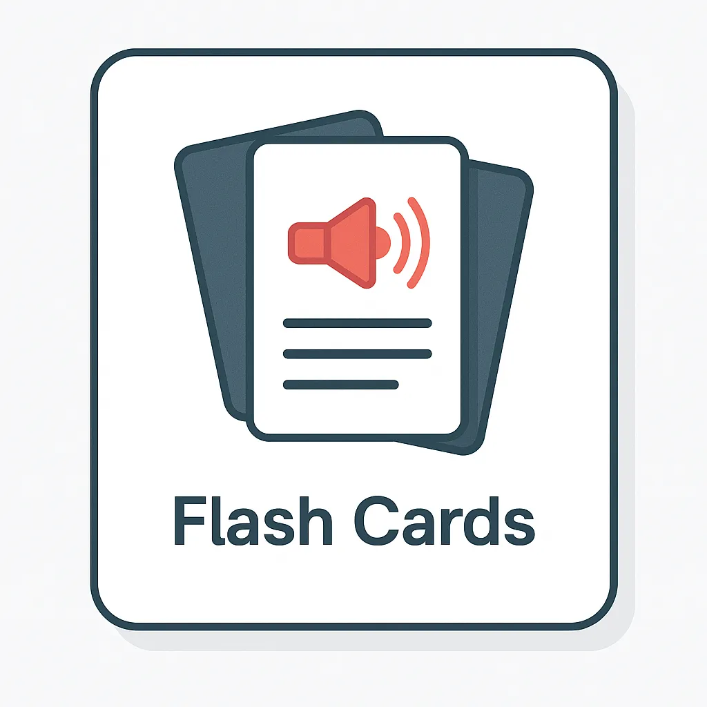 Flash Cards Icon