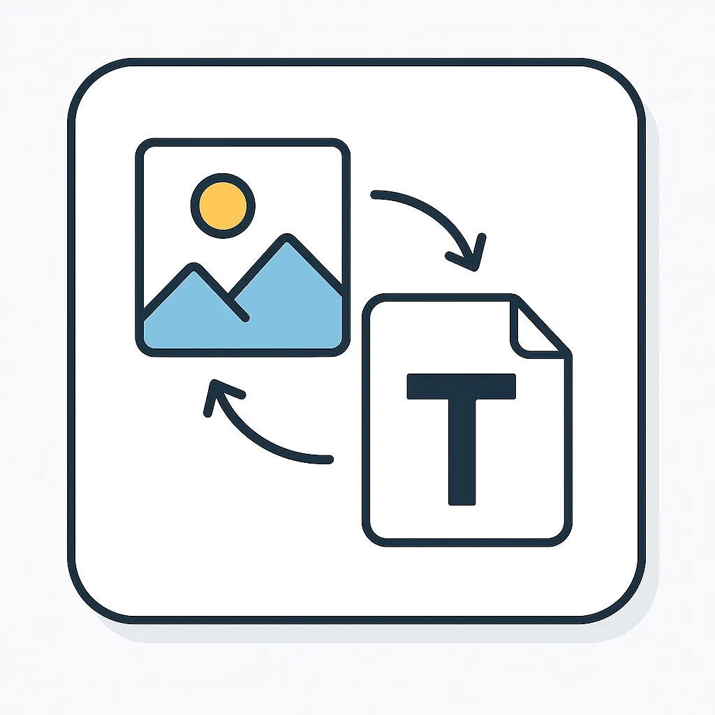 Image to Text Converter Icon